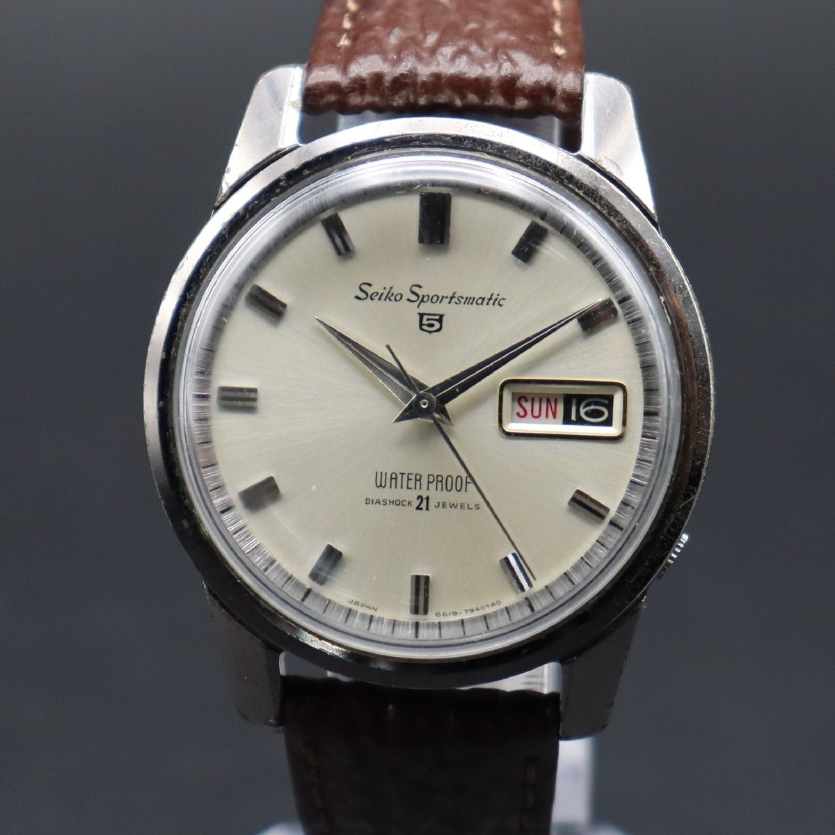 Yahoo!オークション - SEIKO 5 セイコー スポーツマチック 6619