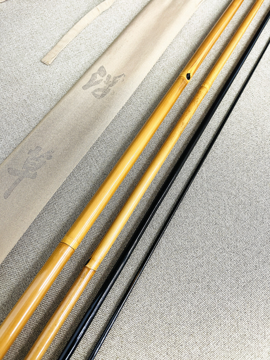 へら竿 竹竿 紀州和竿 浮草 硬式小節 魁秀 12.2尺 美品 へら竿 竹竿 紀州和竿 浮草 硬式小節 魁秀 12.2尺 美品