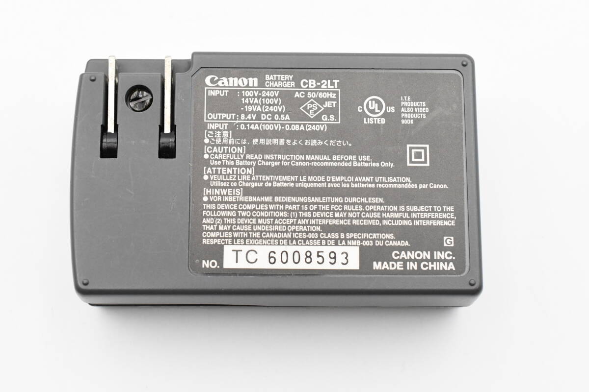 ★純正・完動・良品★Canon キャノン CB-2LT 充電器 バッテリーチャージャー (KC-0294)_画像2
