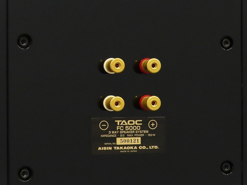 □□【良品・全国発送可】TAOC FC5000 スピーカーペア タオック □□【良品・全国発送可】TAOC FC5000 スピーカーペア タオック