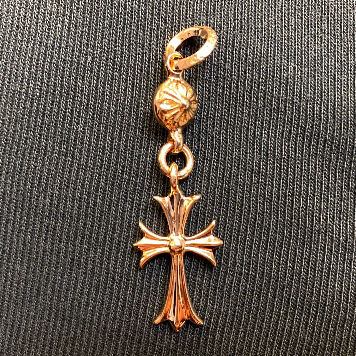 希少】CHROME HEARTS クロムハーツ 22k ワンボール タイニーCH 希少】CHROME HEARTS クロムハーツ 22k ワンボール タイニーCH