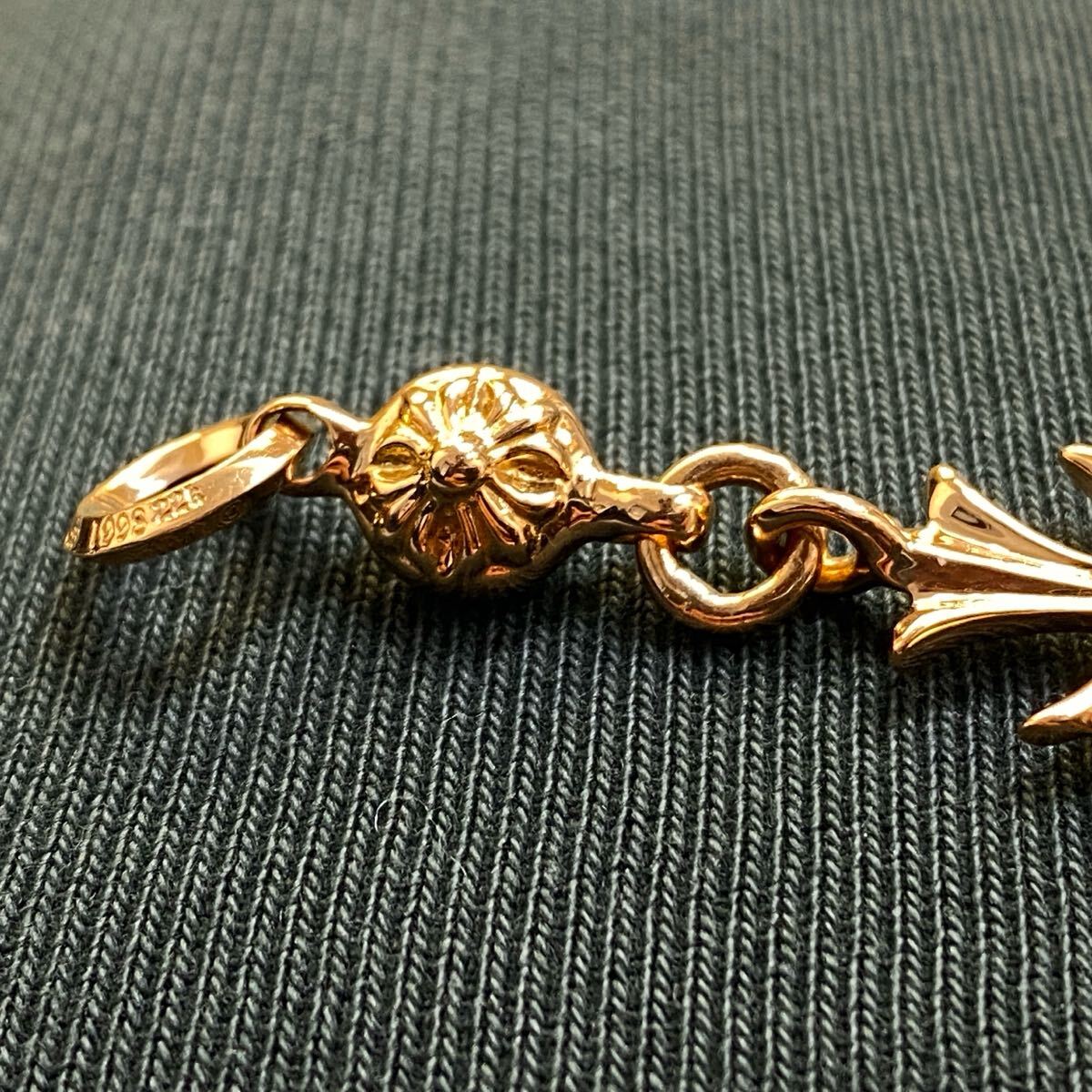 希少】CHROME HEARTS クロムハーツ 22k ワンボール タイニーCH 希少】CHROME HEARTS クロムハーツ 22k ワンボール タイニーCH