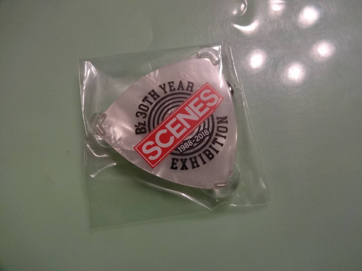 B'z 30TH YEAR EXHIBITION SCENES ガチャガチャ ピックバッジ（白