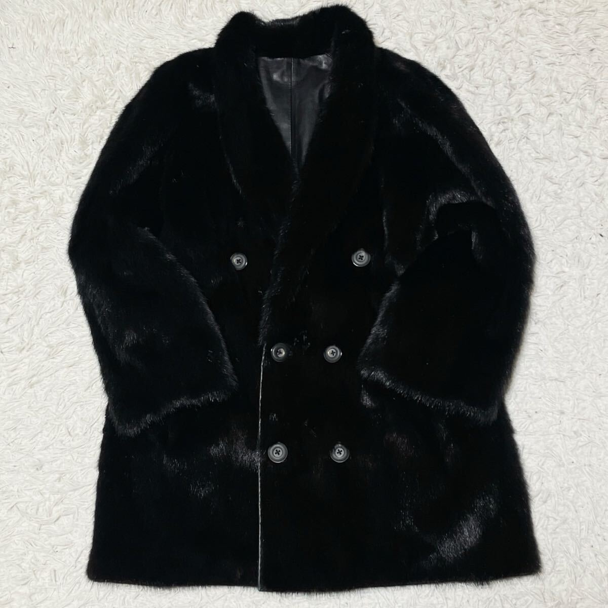 極美品/最高級○ メンズ リバーシブル 毛皮コート ファーコート 極美品/最高級○ メンズ リバーシブル 毛皮コート ファーコート