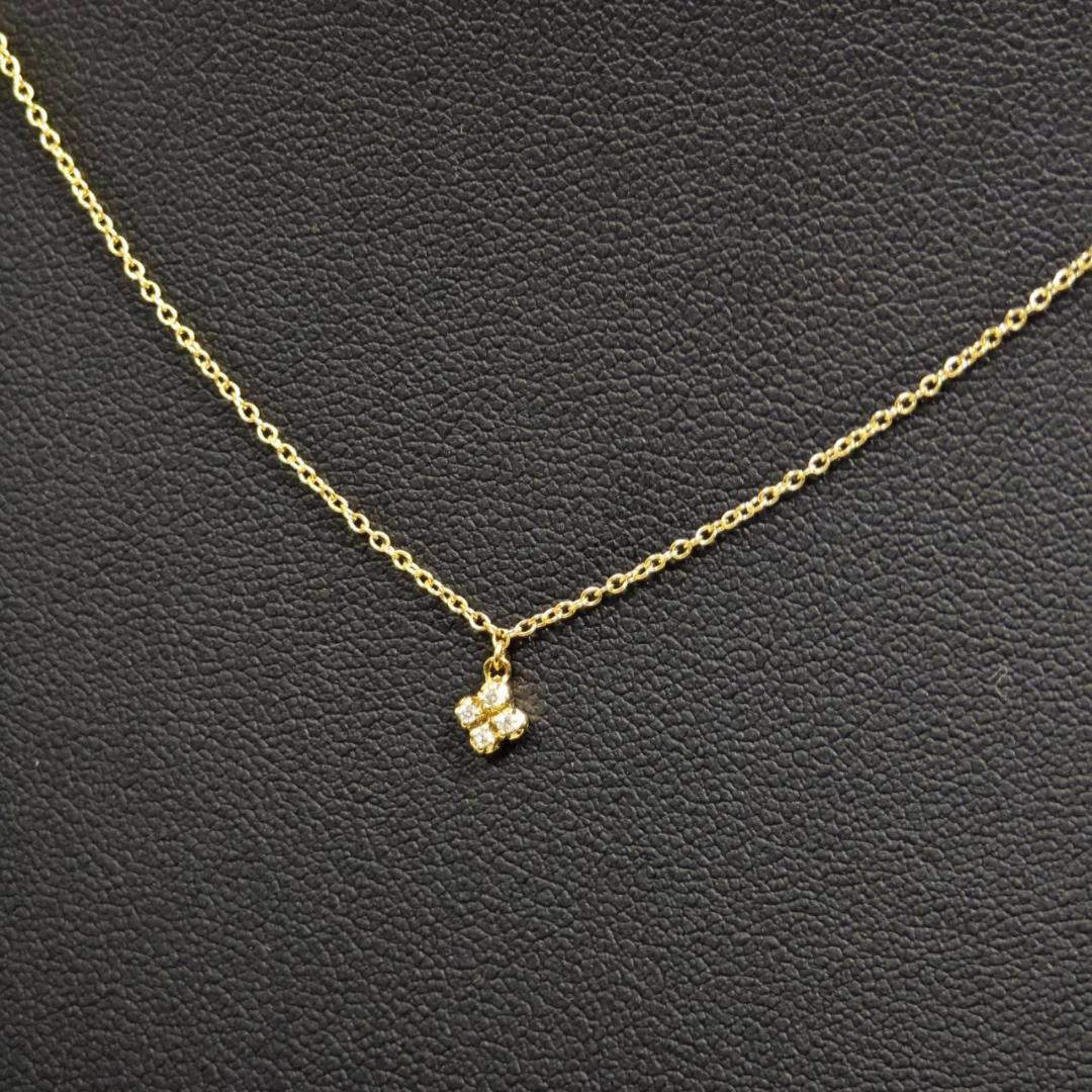 Folli Follie フォリフォリ K10 ダイヤモンド ネックレス