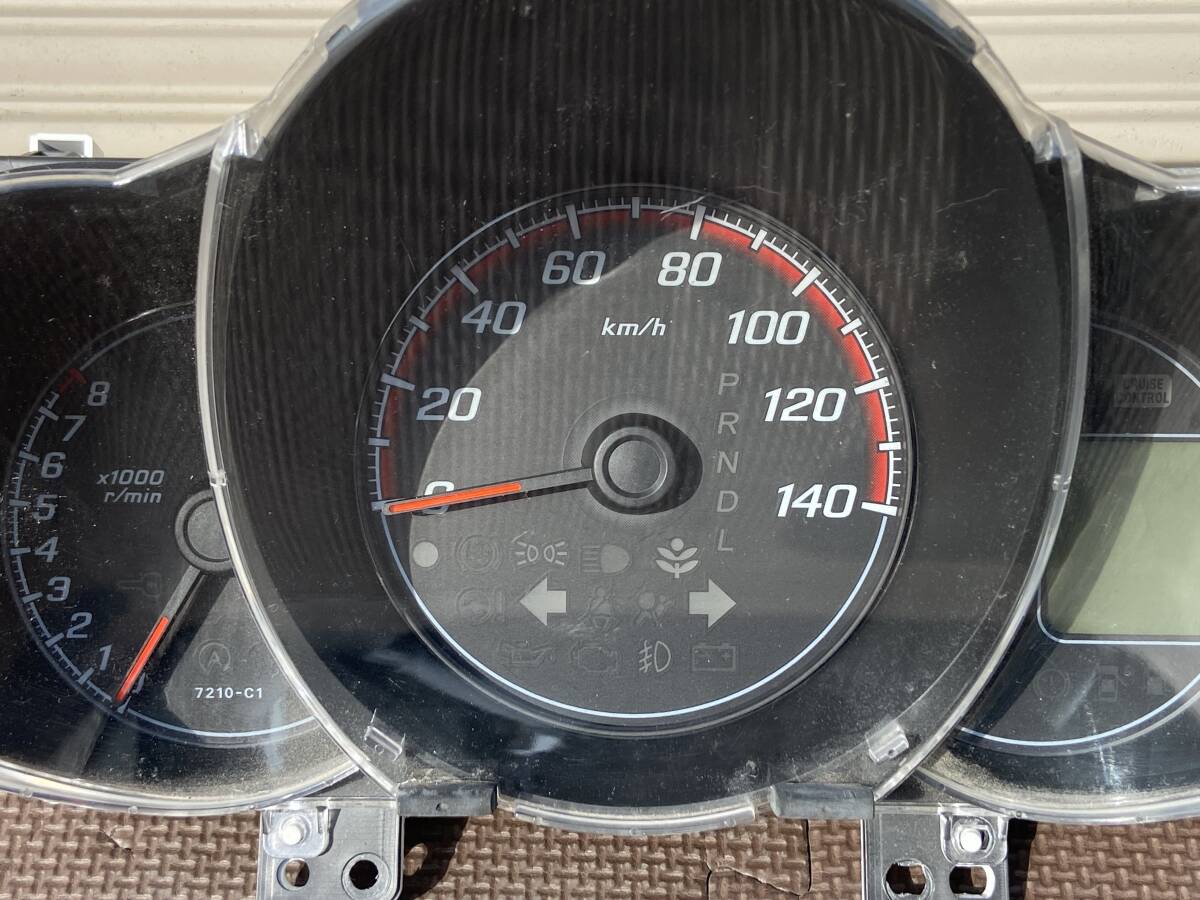  Honda N-BOX slash спидометр пробег 33914km HR-0444-011 78100 TDE N010 DBA-JF1 эпоха Heisei 30 год GL комплектация салона -ji2WD
