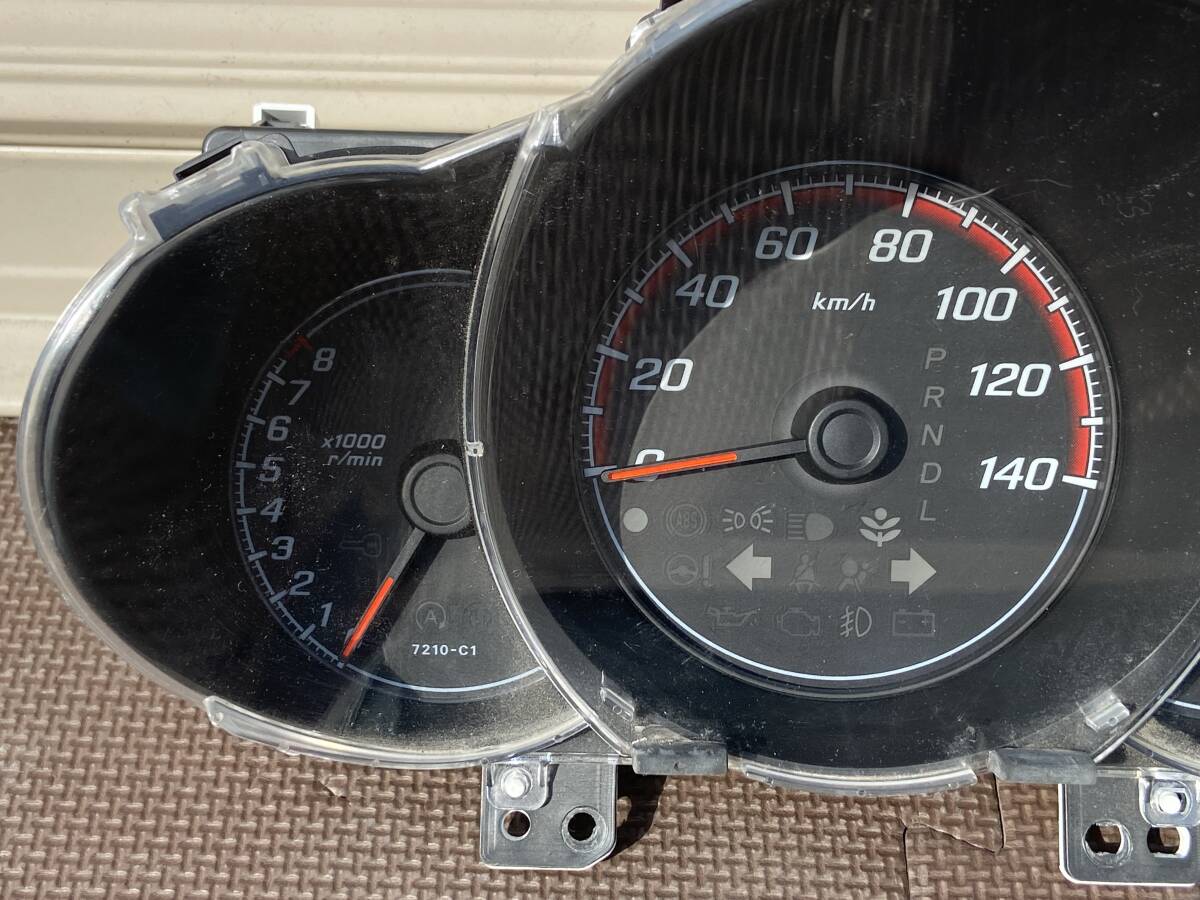  Honda N-BOX slash спидометр пробег 33914km HR-0444-011 78100 TDE N010 DBA-JF1 эпоха Heisei 30 год GL комплектация салона -ji2WD