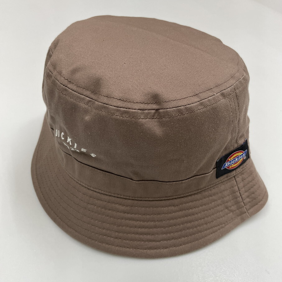 Dickies ブラウン系 バケットハット スポーツ ゴルフ アウトドア キャンプ バイク オートバイ 帽子 ブラックタグホワイト刺繍 ディッキーズ_画像6