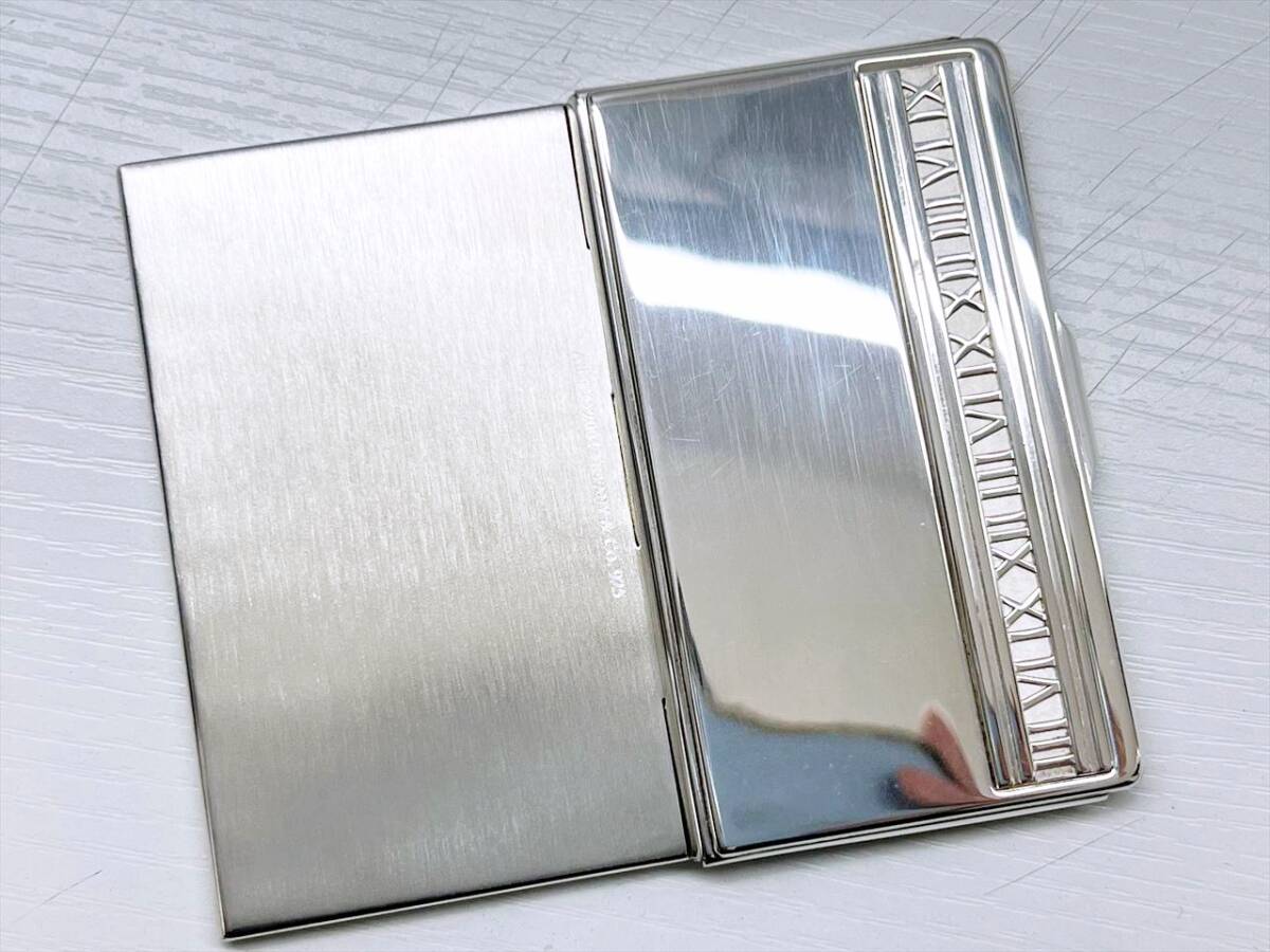 美品 ティファニー アトラス 925 カードケース 名刺入れ シルバー 美品 TIFFANY&Co ティファニー アトラス 925 カードケース 名刺