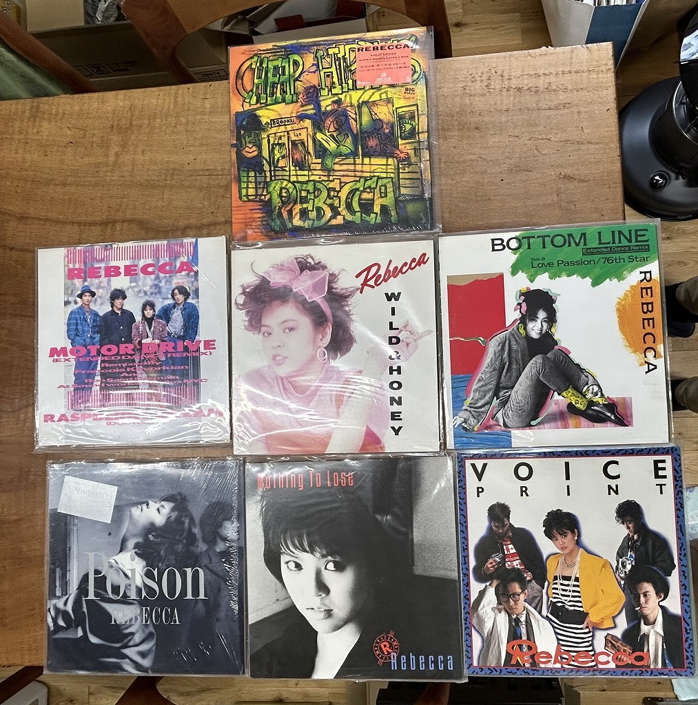 レベッカ REBECCA レコード LP EP アルバム シングル 7枚セット レベッカ REBECCA レコード LP EP アルバム シングル 7枚セット
