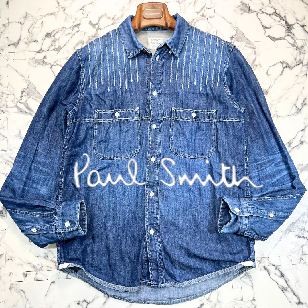 刺繍/裏地スウェット (L) ○RED EAR Paul Smith ポールスミス 刺繍/裏地スウェット (L) ○RED EAR Paul Smith ポールスミス