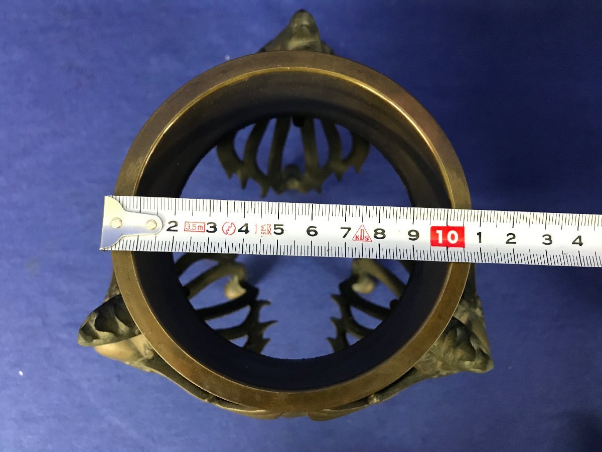 ☆34―048☆花器 薄端 花瓶 フラワーベース 金属工芸品 素材 ☆34―048☆花器 薄端 花瓶 フラワーベース 金属工芸品 素材