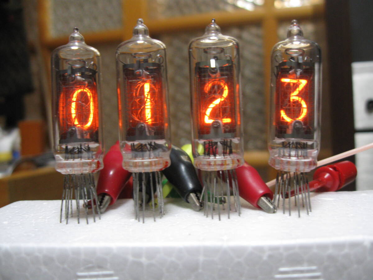 IN-8-2 ニキシー管 4本セット 新古品