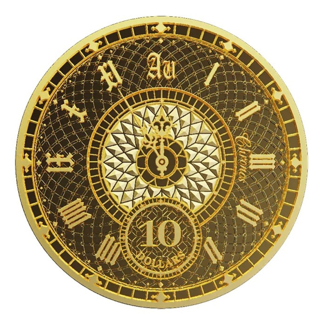 [保証書・カプセル付き] 2022年 (新品) トケラウ「クロノス」純金 1/10オンス 金貨