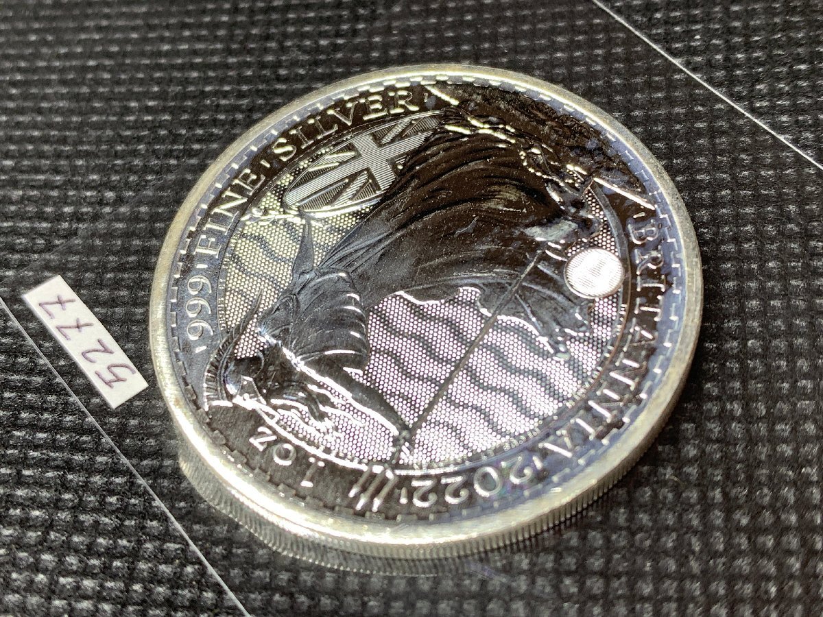 純銀コイン ブリタニア銀貨 1オンス 2022年製 イギリス王立