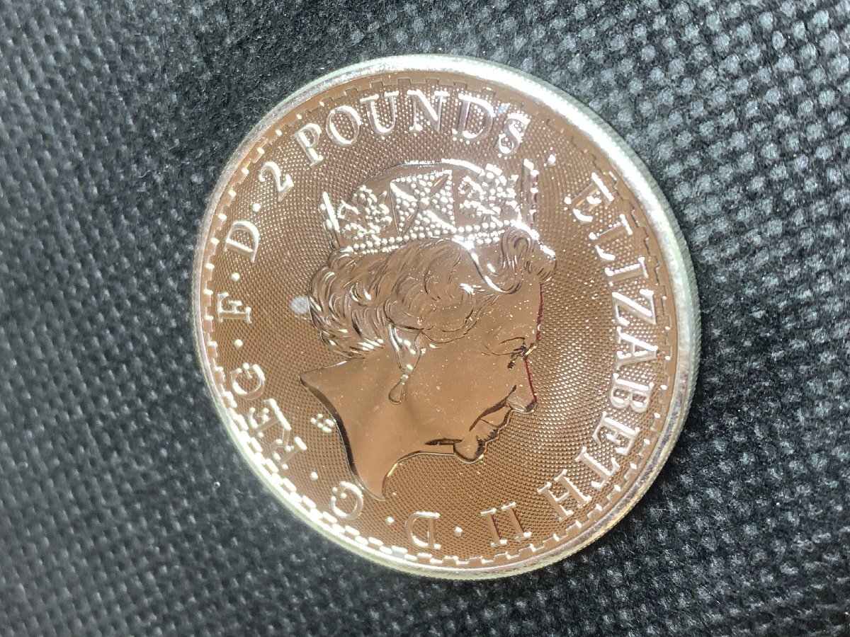 31.1グラム 2023年 (新品) イギリス「ブリタニア」純銀 1オンス