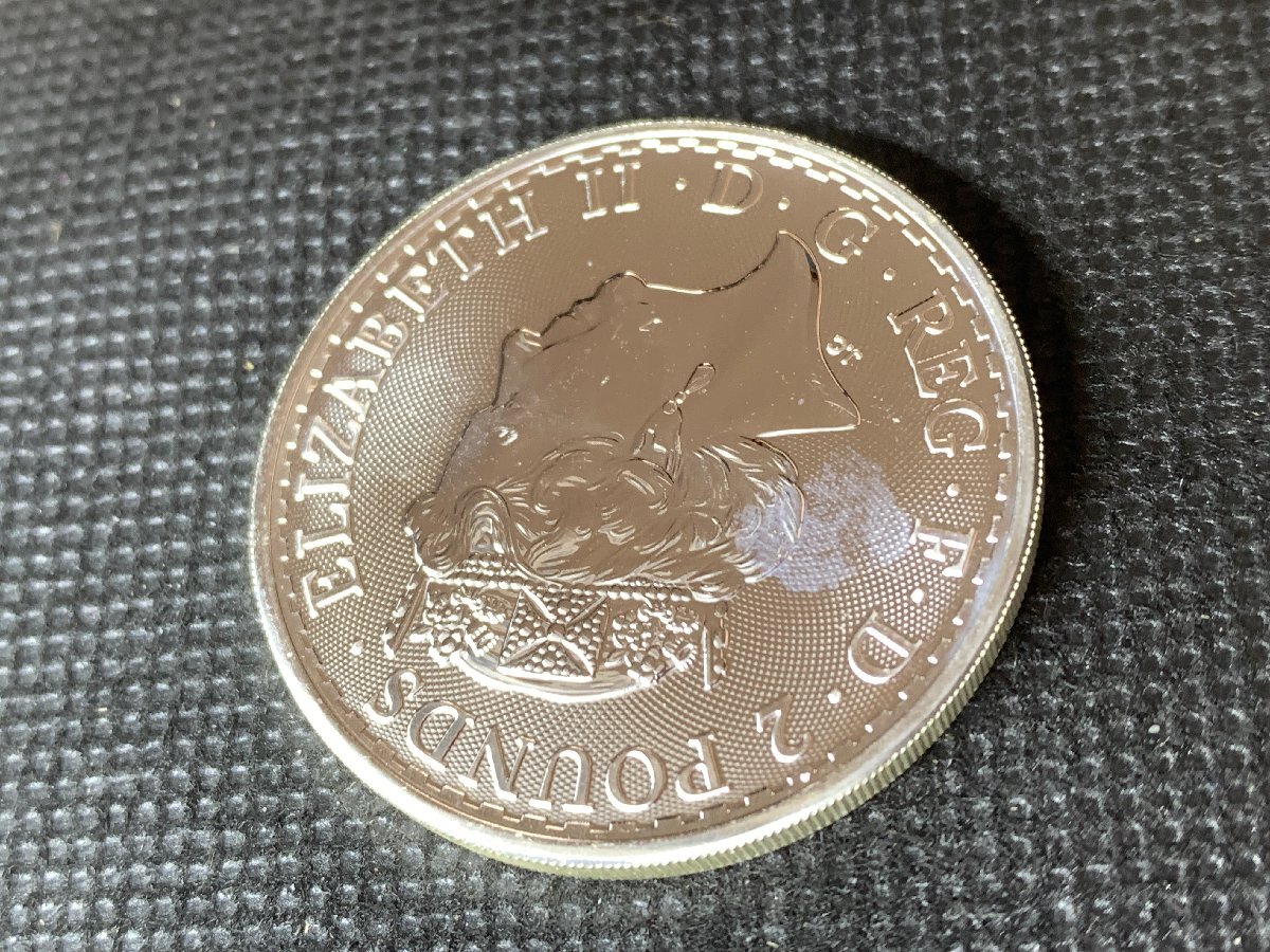31.1グラム 2022年 (新品) イギリス「ブリタニア」純銀 1オンス
