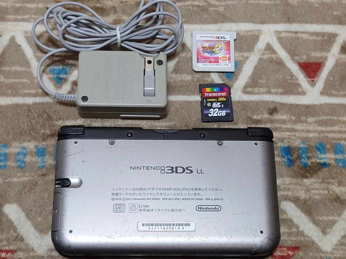 3DS LL 本体 充電器 タッチペン SDカード ドラゴンボール