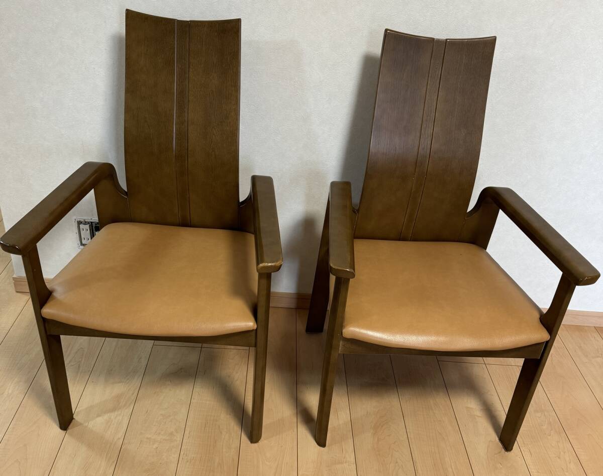 【美品】カリモク Karimoku ダイニングチェア 椅子 2脚セット 高級家具 カリモク ダイニングチェアー 2脚セット karimoku カリモク家具