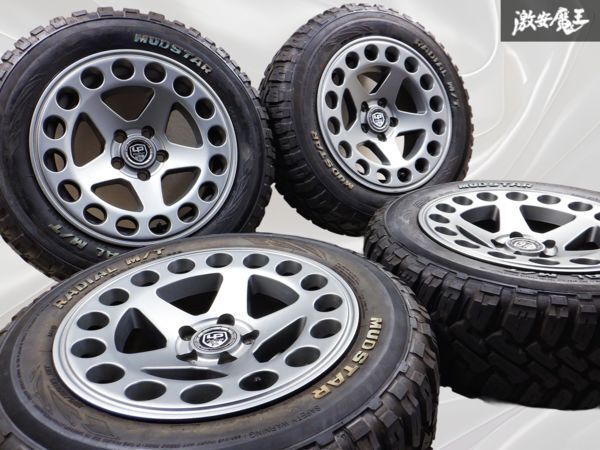 美品 LPAventure LP5 15インチ 7J +15 5穴 PCD100 ホイール 4本 195/65R15 MUDSTAR バリ山 タイヤ付 XV GP/GTフォレスター SJ アウトバック