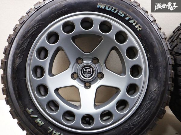 美品 LPAventure LP5 15インチ 7J +15 5穴 PCD100 ホイール 4本 195/65R15 MUDSTAR バリ山 タイヤ付 XV GP/GTフォレスター SJ アウトバック