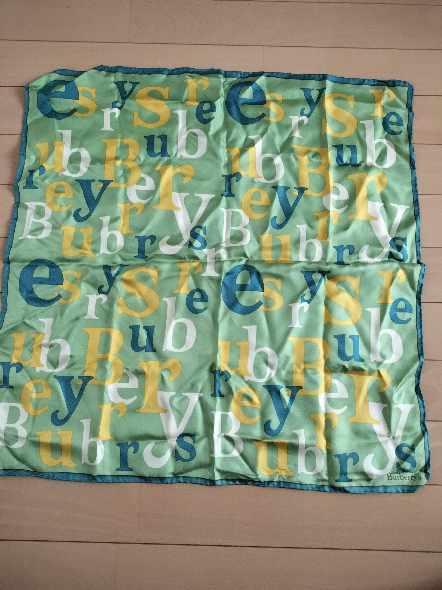 バーバリー Burberrys 半袖 Tシャツ 紺色 M スカーフ セット BURBERRY