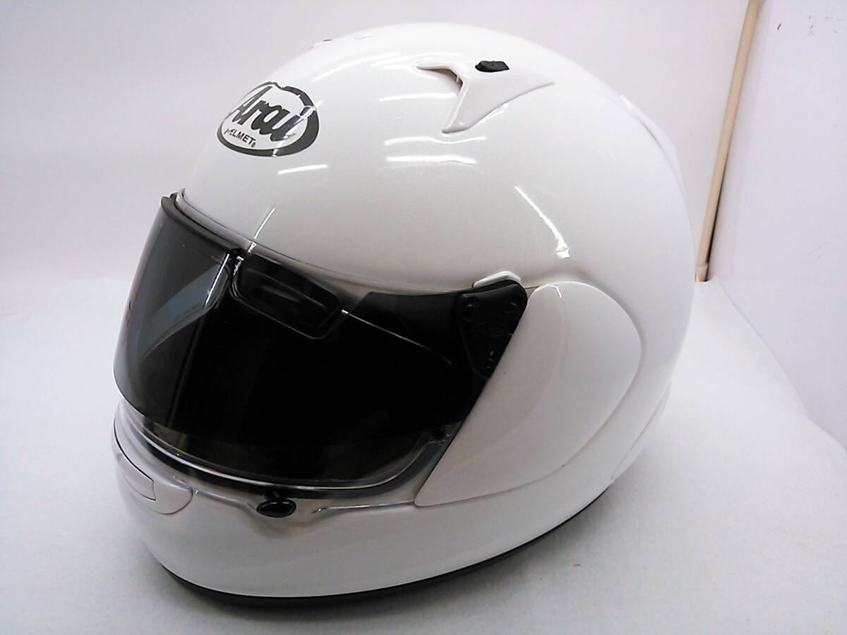 良品 2019年製 Arai アライ ASTRO-IQ アストロIQ グラスホワイト 良品 2019年製 Arai アライ ASTRO-IQ アストロIQ グラスホワイト