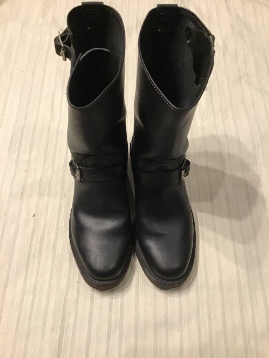 Narrow Wesco Engineer Boots BFKレザー 8 1/2E