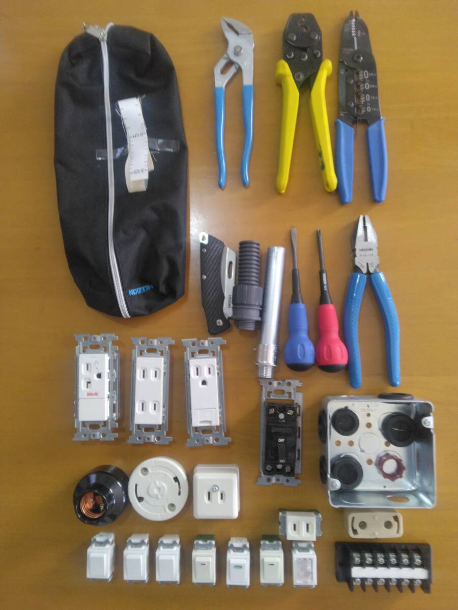 DK-28 電気工事士技能試験工具セット HOZANホーザン 圧着工具 HOZAN