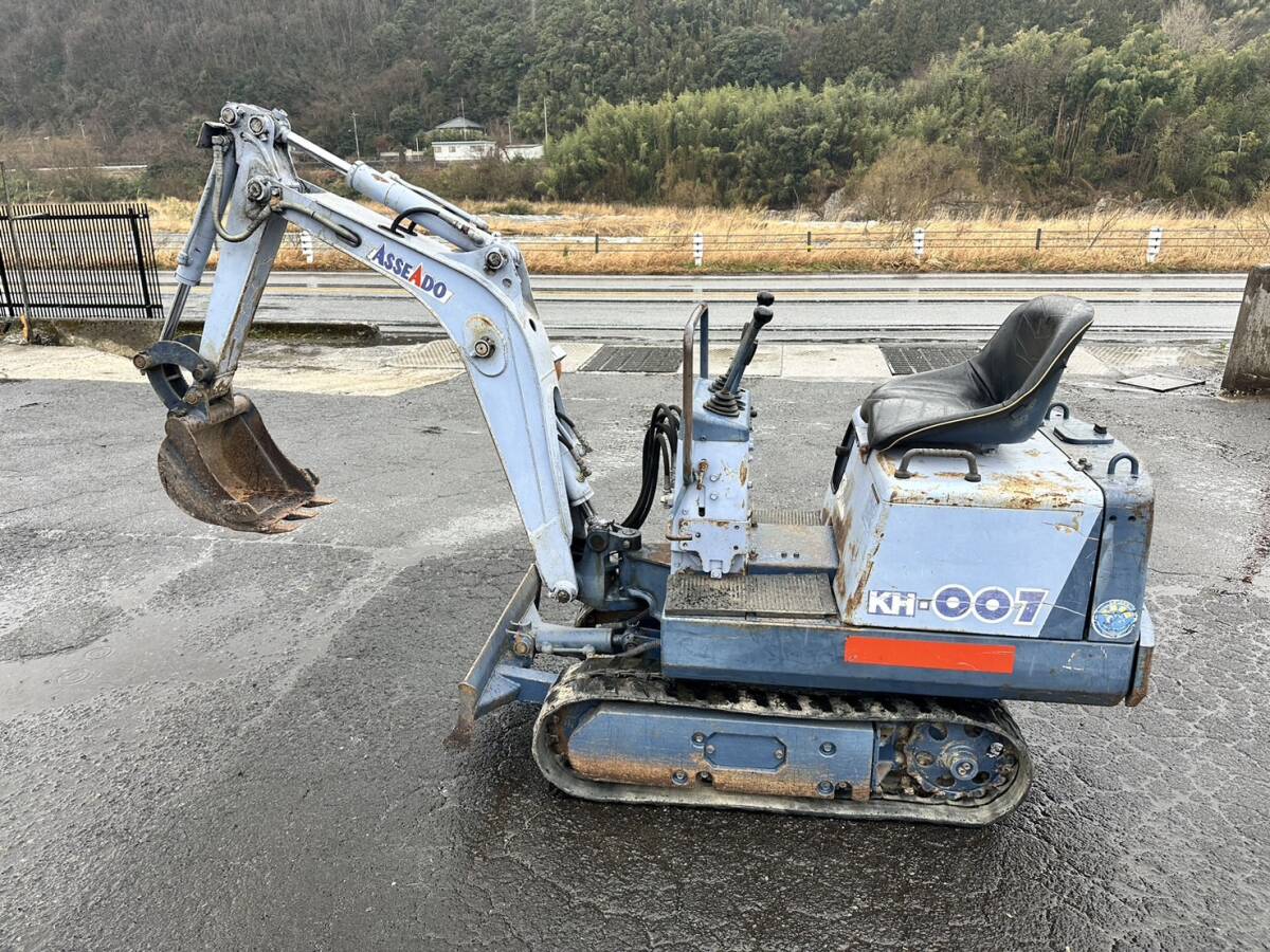  Kubota KH-007 гидравлический Mini экскаватор 1231H рабочее состояние подтверждено [ Tottori departure ]