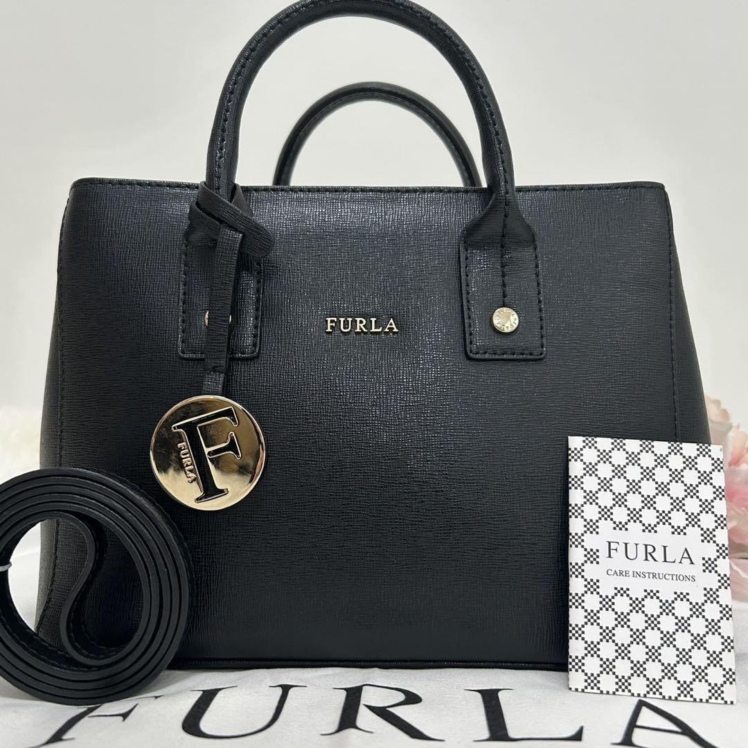 新品同様】FURLA フルラ リンダ 2way ショルダーバッグ 新品同様】FURLA フルラ リンダ 2way ショルダーバッグ