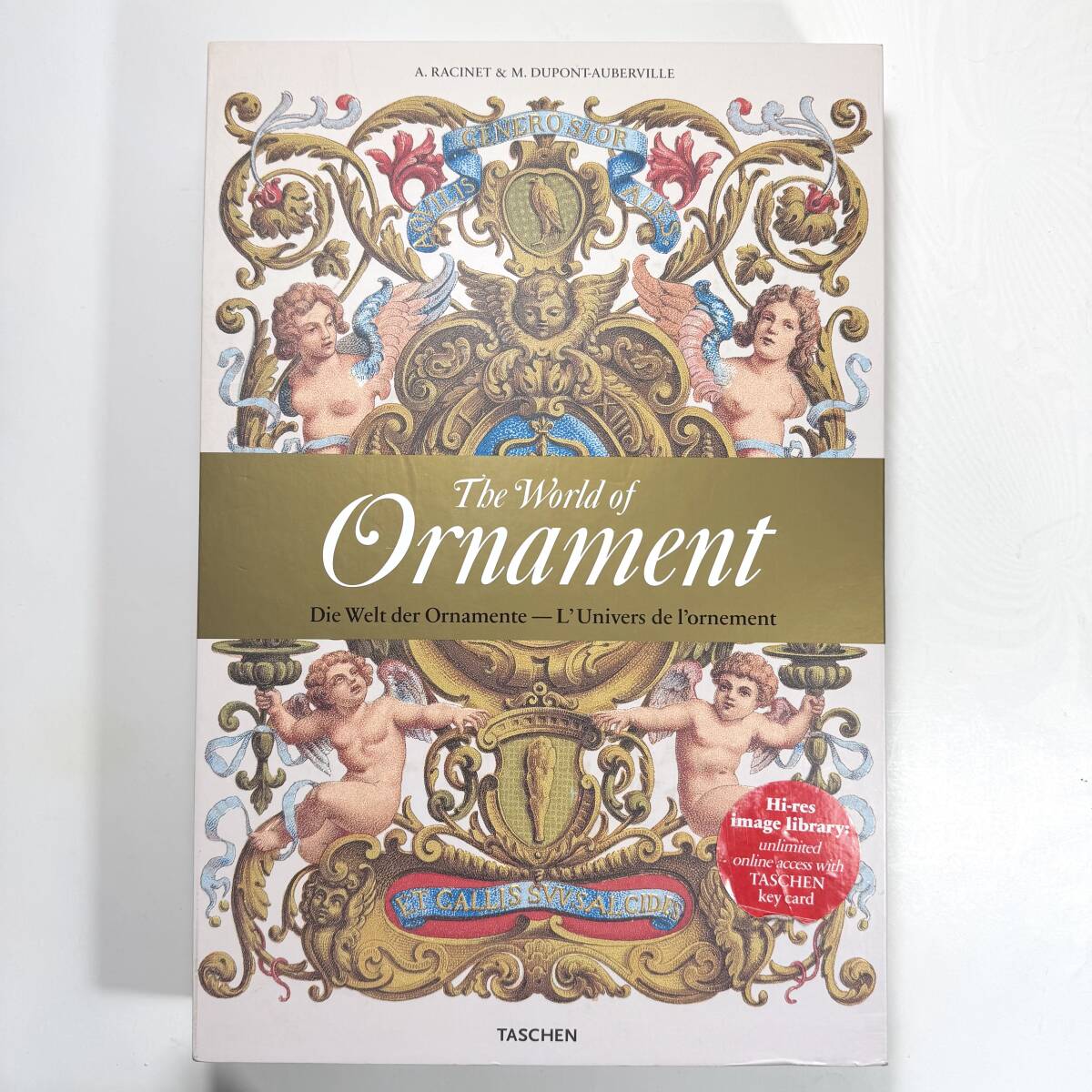 ★（洋書）The World of Ornament: Die Welt der Ornamente L'Univers de l'ornement 19世紀 リトグラフ 伝統装飾 Taschen特別版 大型本