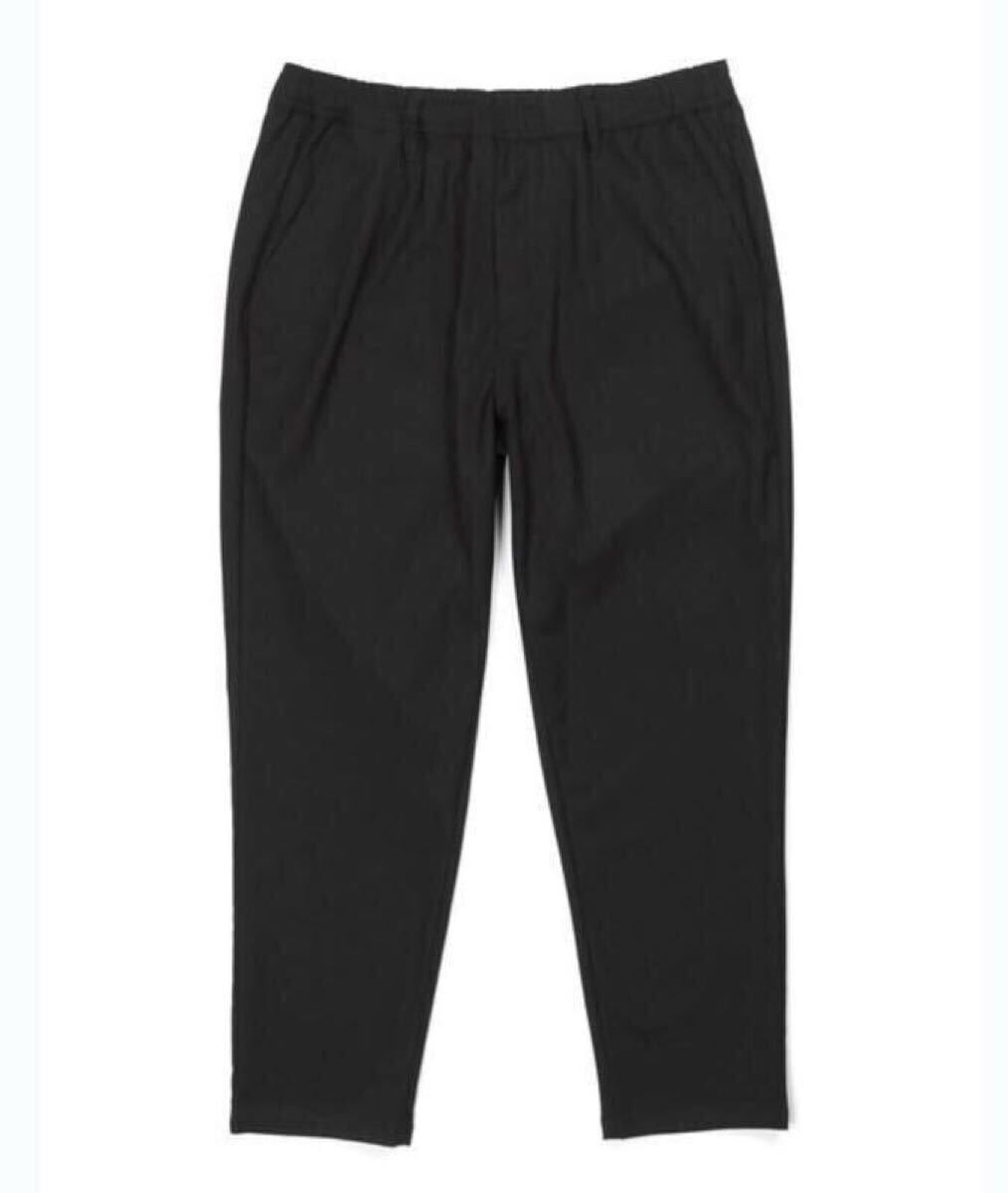 The DUFFER of St.GEORGE WOOL FACE ANKLE CUT EASY SLACKS: талия резина шерсть Like лодыжка cut легкий слаксы L чёрный 