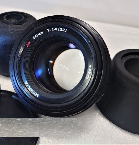 ★人気!超美品★MINOLTA ミノルタ AF 50mm F1.4 ソニー・ミノルタマウント★完動品★ ソニー・ミノルタ