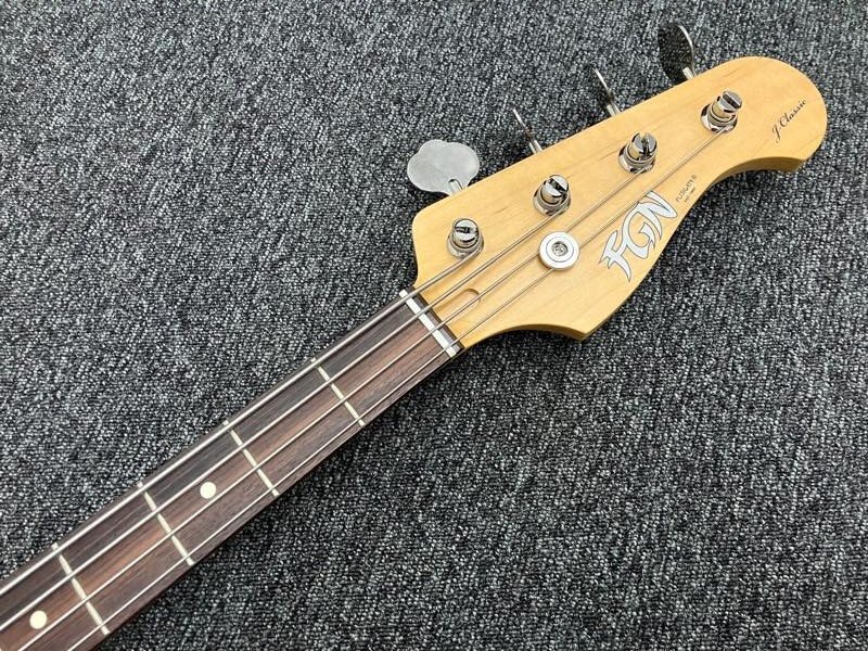  прекрасный товар * FUJIGEN(FGN) JJB-6R (BK) / J-CLASSIC * Fujigen сделано в Японии Jazz основа модель мягкий чехол прилагается! б/у товар JJB6R