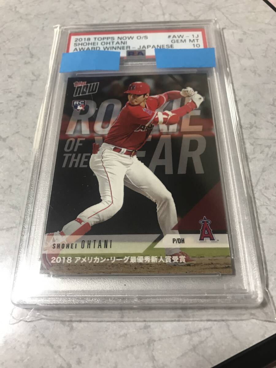 PSA10 大谷 翔平 TOPPS NOW MOMENT OF THE YEAR #2 2018.3.29 PSA10 大谷 翔平 TOPPS NOW MOMENT OF THE YEAR #2 2018.3.29