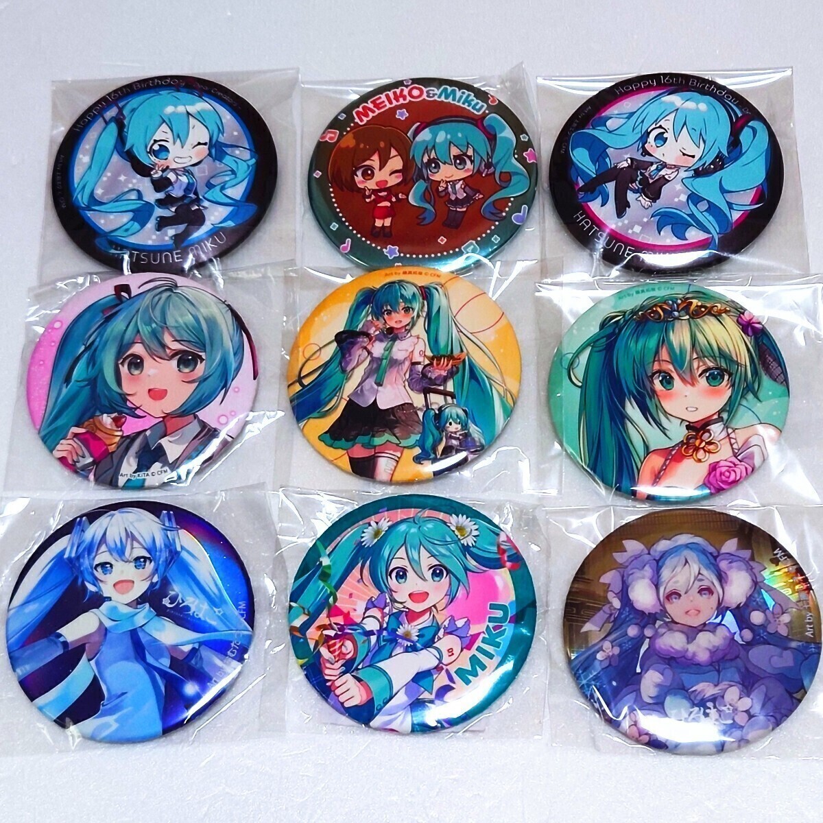 初音ミクマジカルミライ 雪ミク 缶バッジ セット - 初音ミク