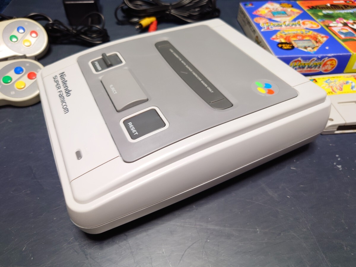 任天堂 スーパーファミコン 中期 本体美品 動作OK コントローラ 任天堂 スーパーファミコン 中期 本体美品 動作OK コントローラ