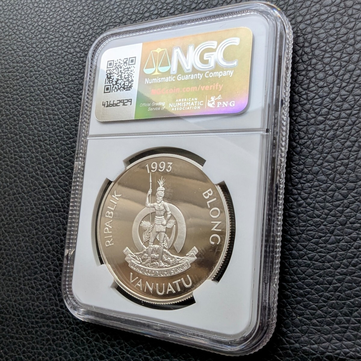 ☆1円スタート 世界6枚 銀貨 1993年 バヌアツ共和国 エリザベス