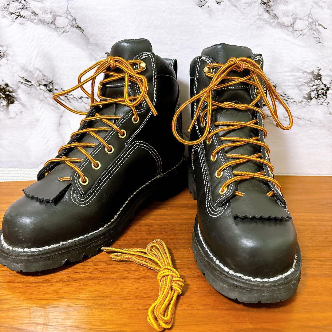 DANNER 6"QUARRY 2.0 PT GTX BLACK US7　ダナー　ゴアテックス　黒　ワークブーツ　レースアップ　予備ひも付き