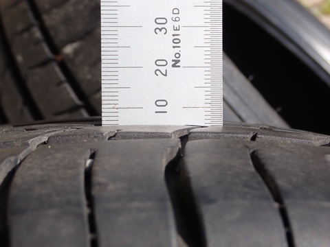 グッドイヤー 185/60R15 中古 タイヤ 4本 エフィシェントグリップ GOODYEAR EfficientGrip ECO EG01 2020年 車検 純正戻し 夏タイヤ_画像7