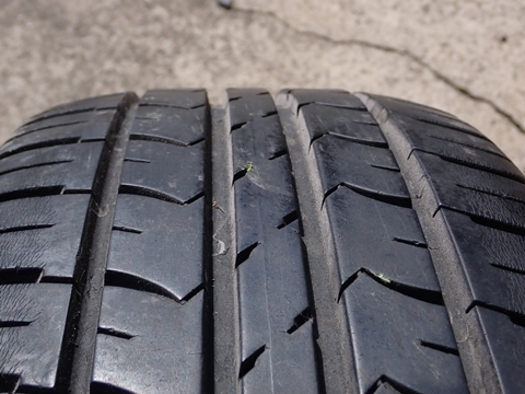 グッドイヤー 185/60R15 中古 タイヤ 4本 エフィシェントグリップ GOODYEAR EfficientGrip ECO EG01 2020年 車検 純正戻し 夏タイヤ_画像5