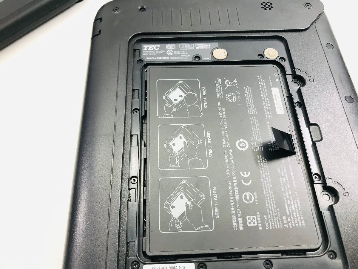 中古 初期化済み 東芝テック(TEC) TBL-200-01-R タブレット端末 中古 初期化済み 東芝テック(TEC) TBL-200-01-R タブレット端末