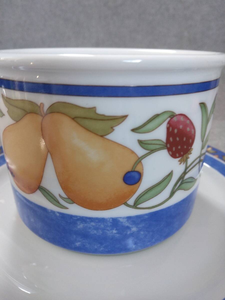 カップ＆ソーサー　DANSK　果実柄　珈琲紅茶_画像3