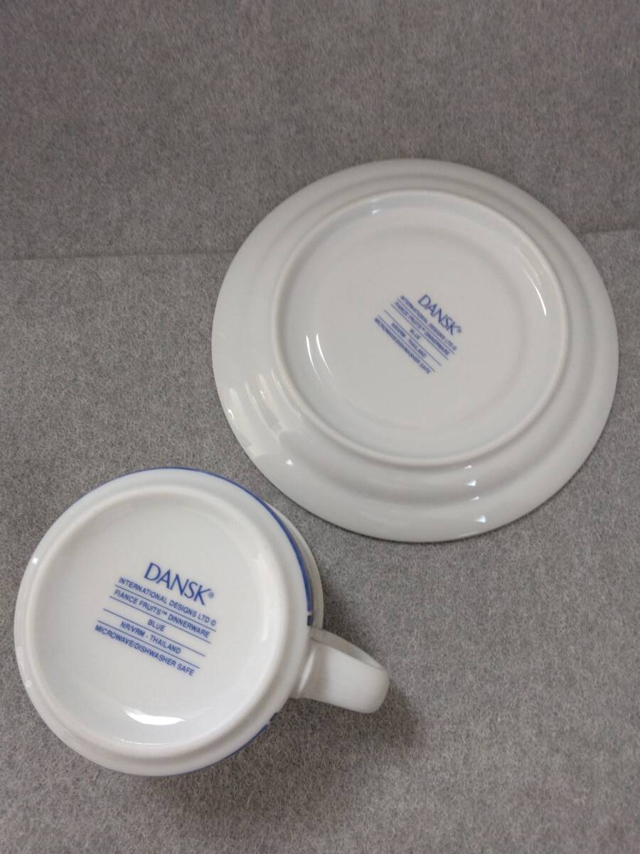 カップ＆ソーサー　DANSK　果実柄　珈琲紅茶_画像6
