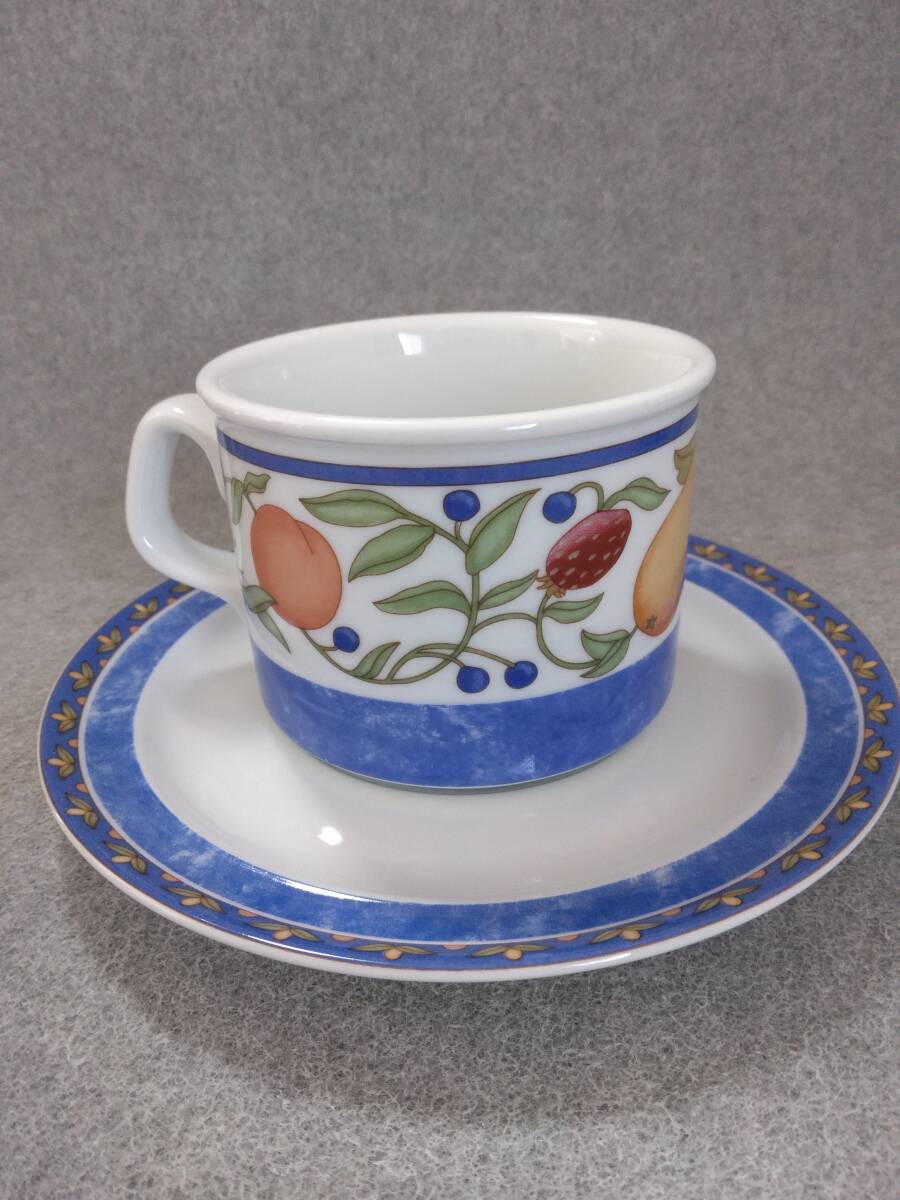 カップ＆ソーサー　DANSK　果実柄　珈琲紅茶_画像8