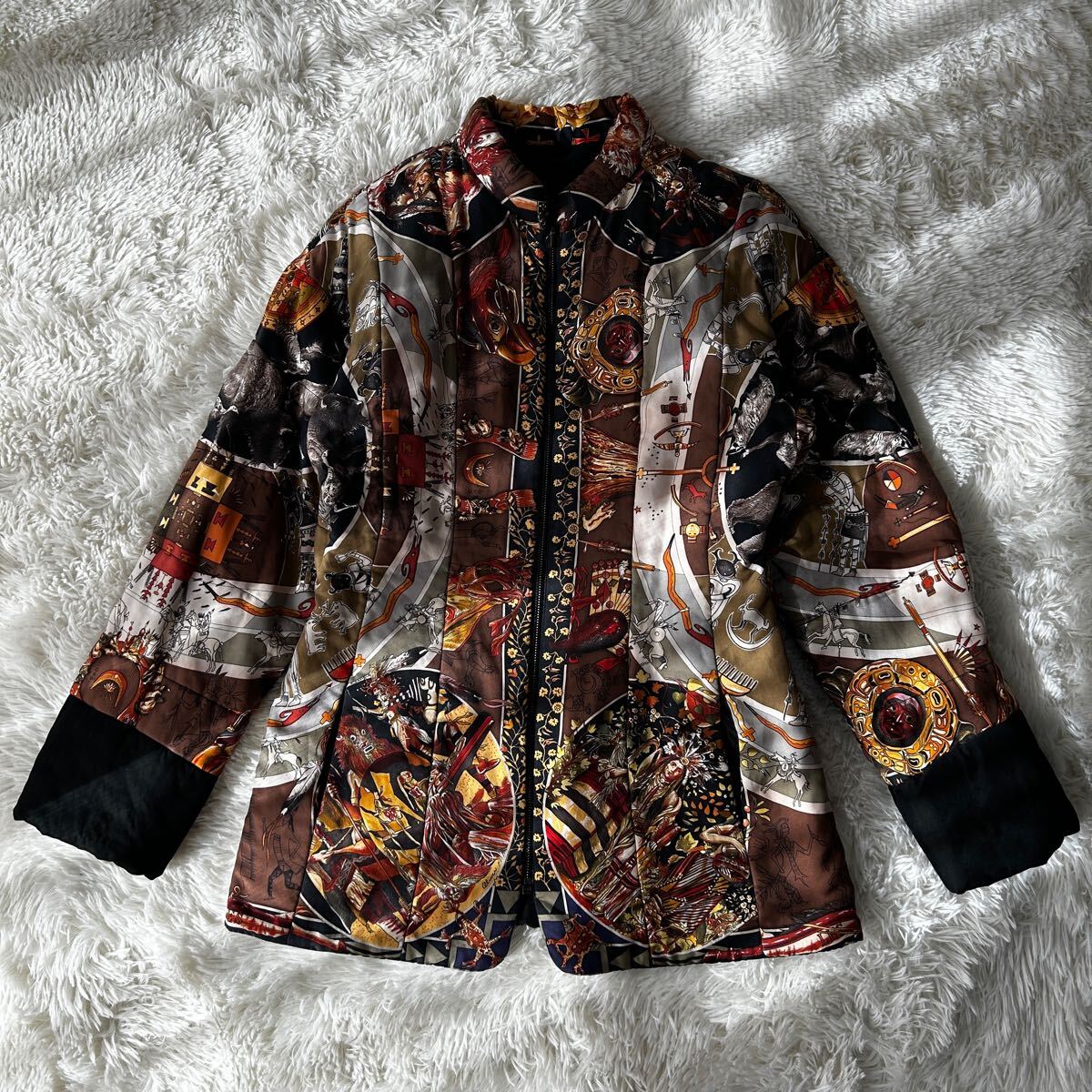 美品/シルク HERMES エルメス Martin Margiela マルジェラ期 美品/シルク HERMES エルメス Martin Margiela マルジェラ期
