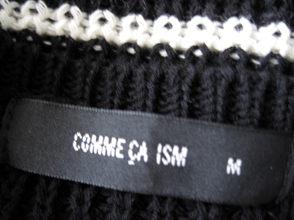 COMME CA ISM コムサイズムボーダーニット