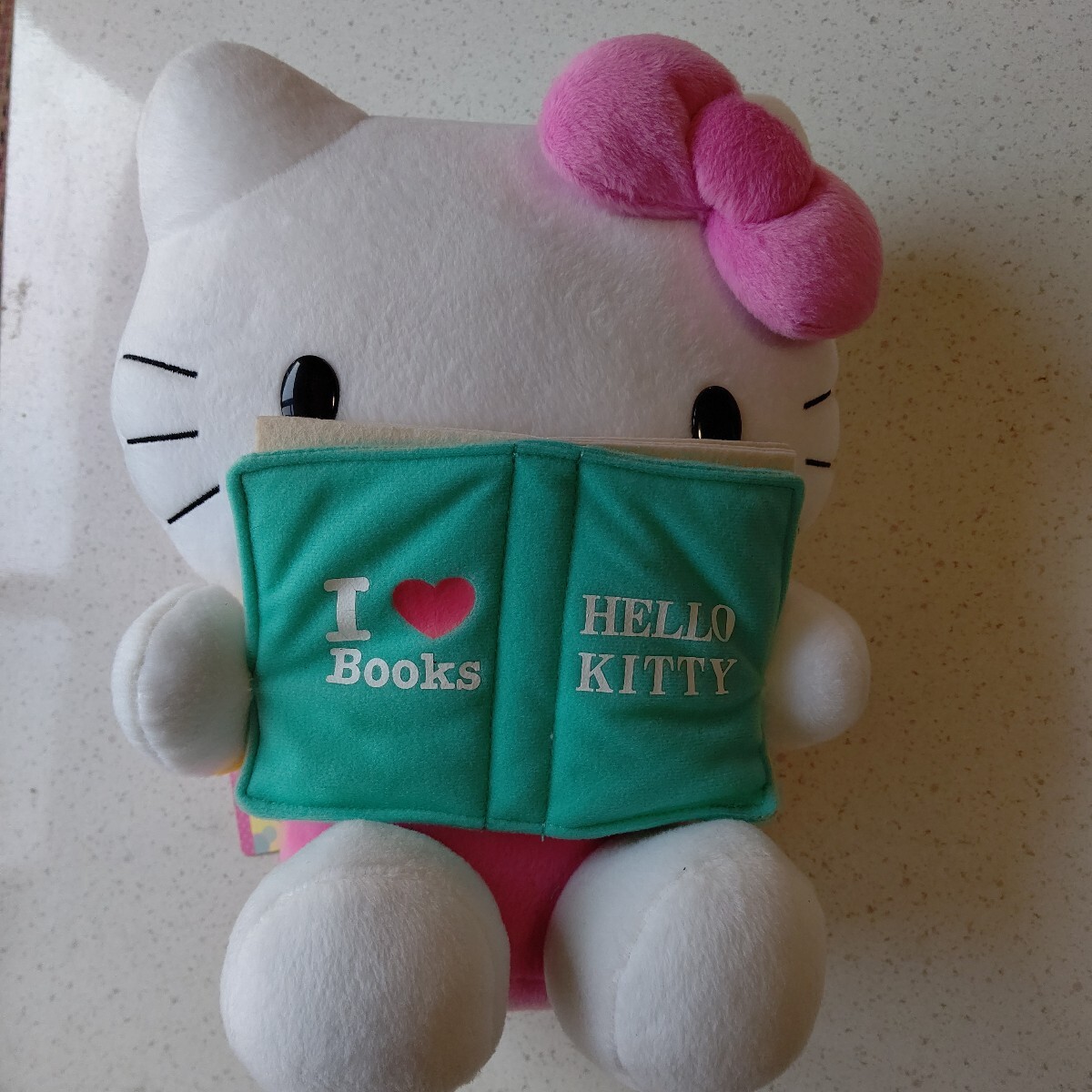 ハローキティ 読書 ぬいぐるみ Lサイズ プレミアムナンバー I ハローキティ 読書 ぬいぐるみ Lサイズ プレミアムナンバー I