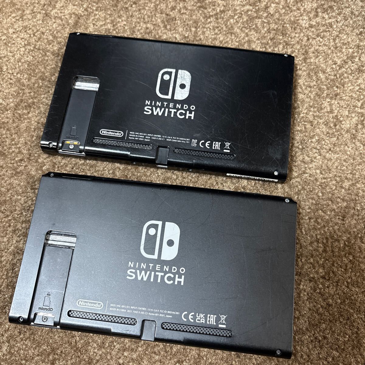 任天堂スイッチ本体のみ 2台セット。ジャンク扱い 任天堂 任天堂スイッチ本体のみ 2台セット。ジャンク扱い 任天堂